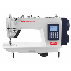 V-A4F-SST Double step motor double knife electronic lockstitch with touch screen